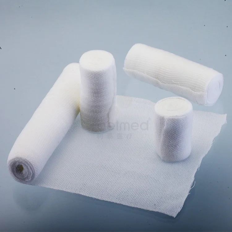 X Ray Detectable Gauze Bandage Rolls Paper Packed 36x100 Sterile Cotton