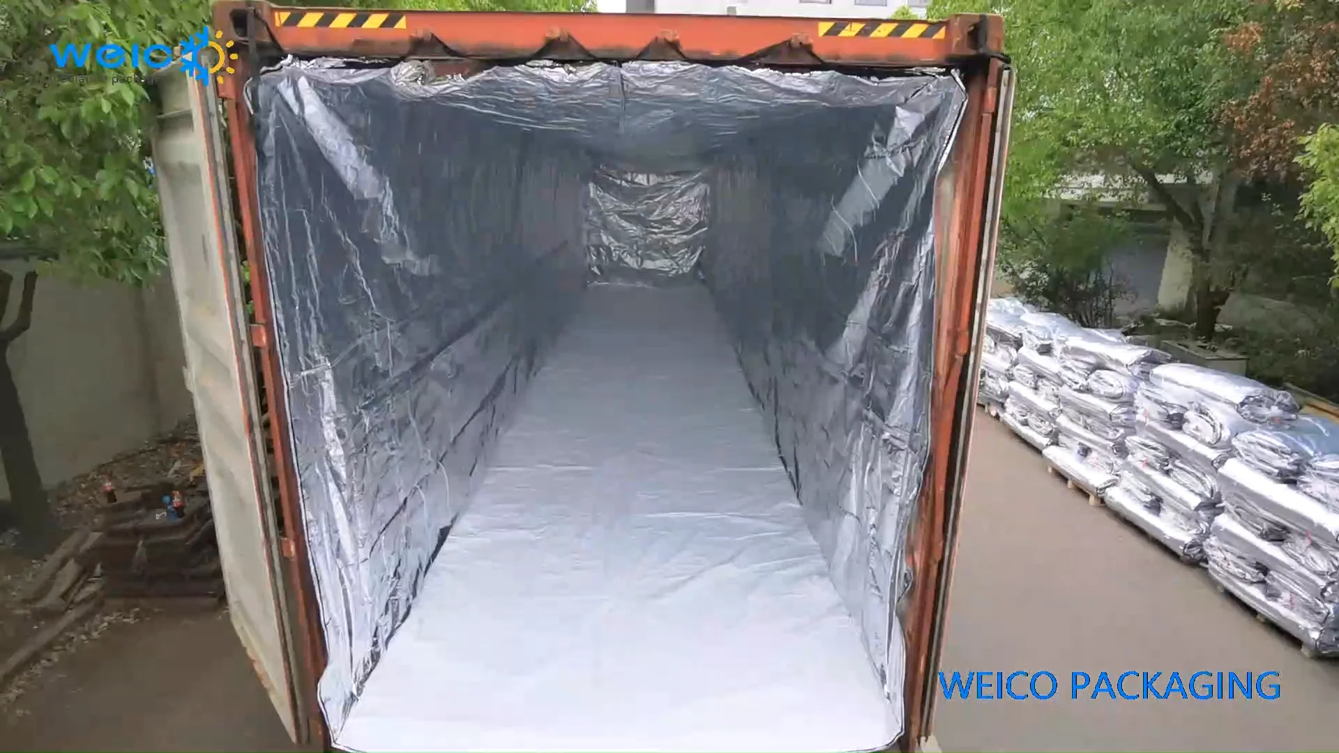 20ft 40ft 40hc Shipping Container Thermal Insulation Blanket Aluminum ...