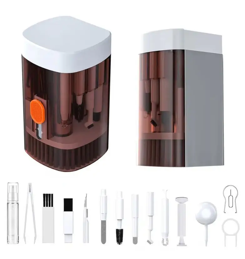 Great Roc 2024 Newest 21 in 1 Cleaning Kit Dust Removal Key Extractor Transparent Design Electronic Cleaner for Keyboard Airpod