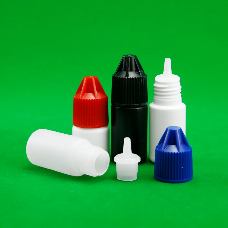 plastic 2ML 5ml Nail glue bottle