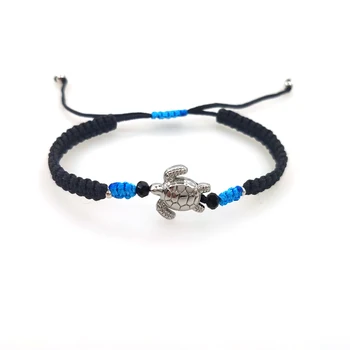Sea Turtle Bangle Bracelet for Women Adjustable Charm bracelet