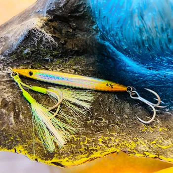 Direct Supply From Source Factory Wholesale Metal Jig Lure Iron Plate Quick Retrieve Lead Fish Bait 40g 50g 60g Saltwater Fish – Metal Jig – view 4