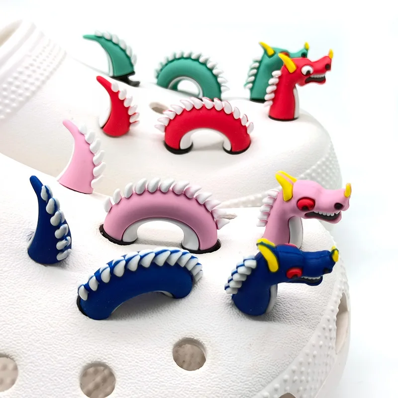Personalizável PVC 3D Fofinho Animal Buraco Fivela do Sapato Decoração Cartoons Interessante Forma DIY Ornaments Pendurados Acessórios de Chave de Borracha