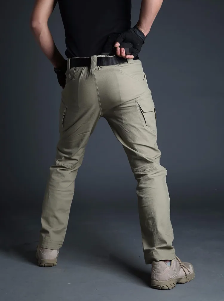 Ix9 Tactical Pants Multi-pocket Overalls Mens Outdoor Waterproof Canvas ...