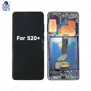 6.7 Inch Display Replacement LCD Screen for Samsung Galaxy S20+ 5G with Frame for Samsung Galaxy S20 Plus Touch Screen Digitizer