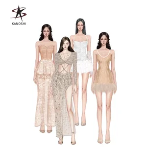 OEM/ODM Manufacturers Custom Women Clothing Brand Logo Small Orders Fashion Designer High Quality Lady Clothes Dress Casual