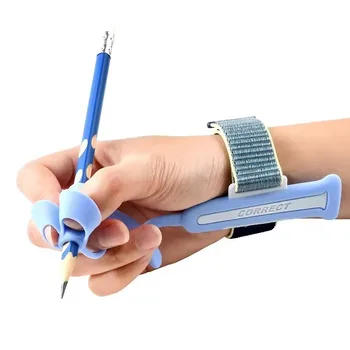 Kids' Silicone Writing Posture Correction Pen Grip - Ergonomic Training Aid for Improved Handwriting