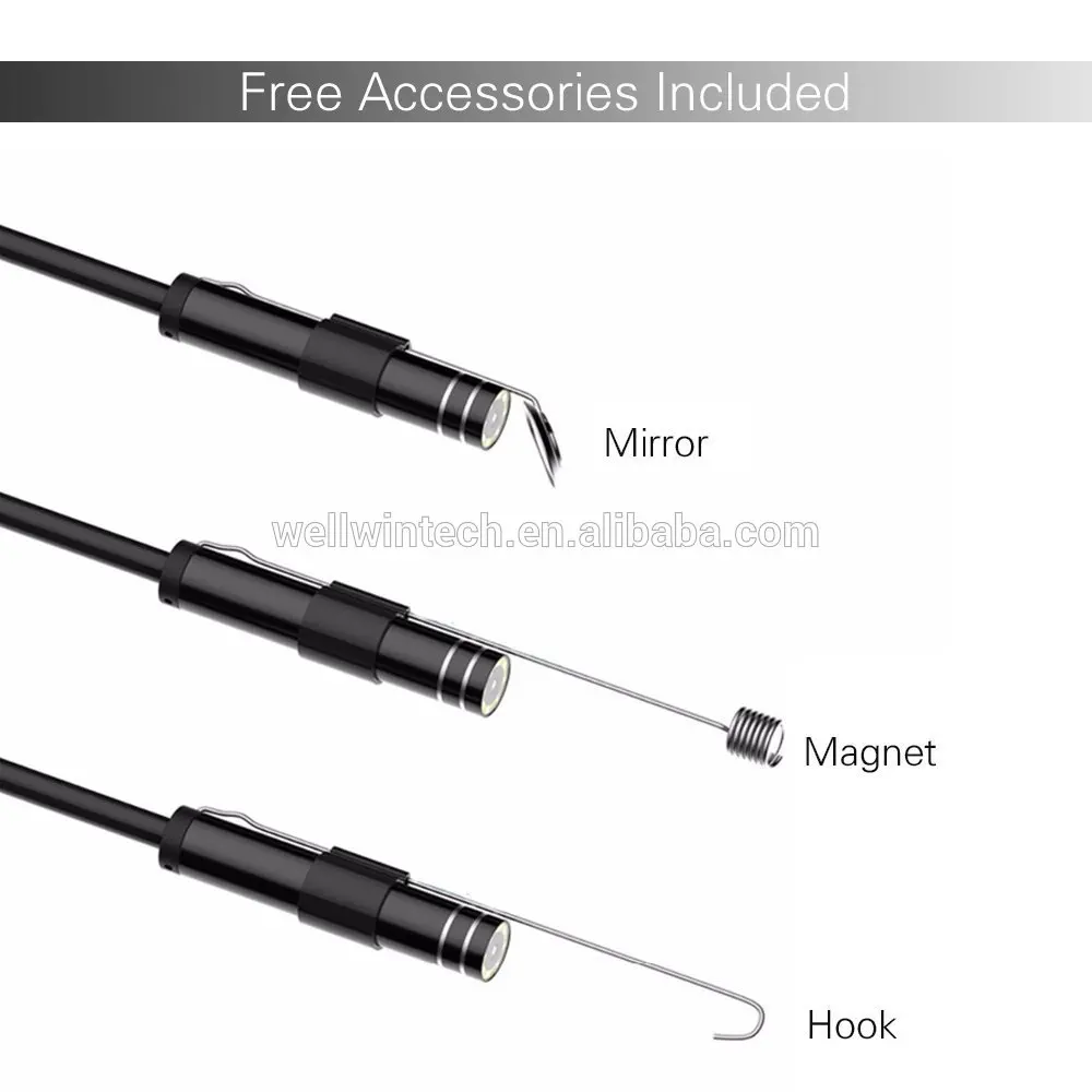 Cheap F99 Wireless Endoscope Camera for Smartphone 8mm Lens 720p Waterproof Wifi Endoscope Wireless Borescope Inspection Camera