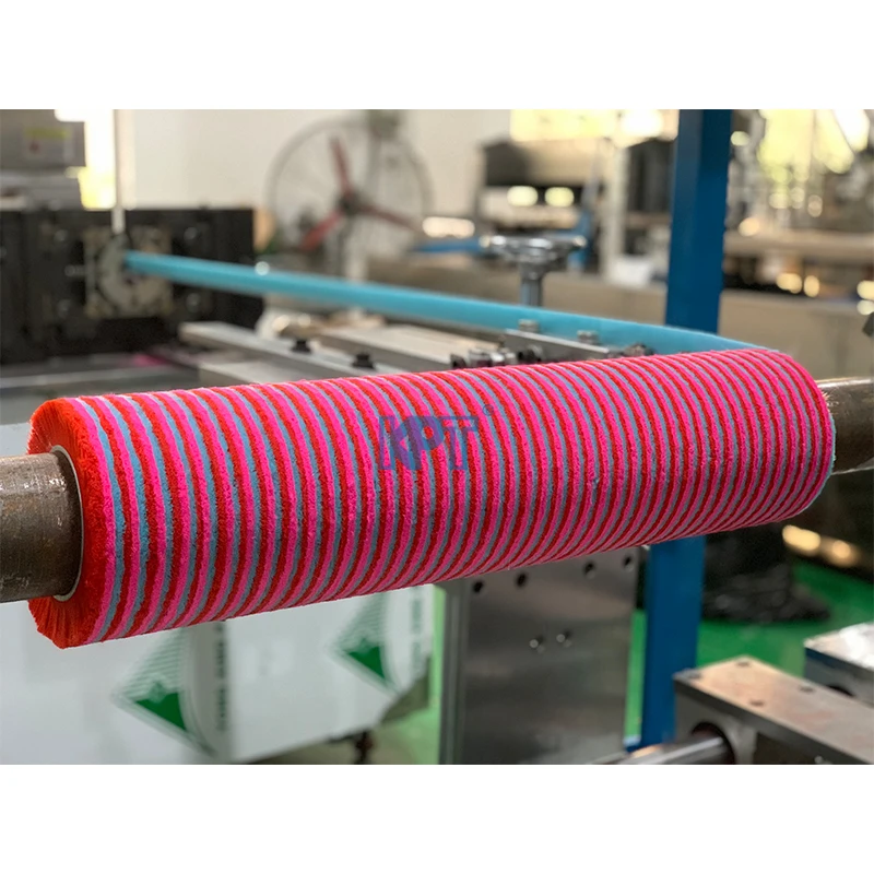 Computer System Control Full Automatic Outside Disk Spiral Brushes Producing Machine