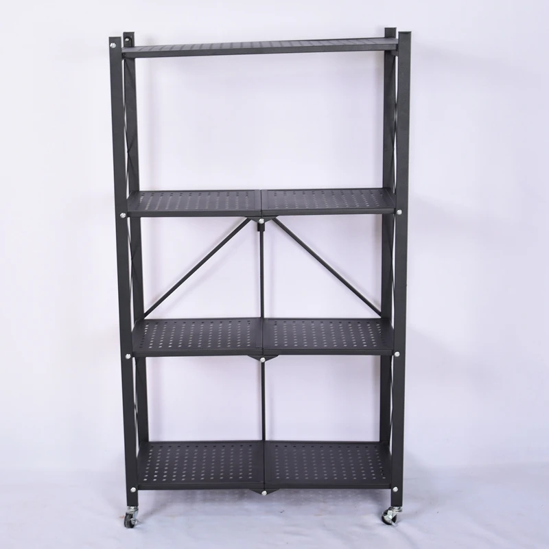 High Quality Hot Selling  Large Capacity Kitchen Rack Shelf White and Black Iron Metal Bathroom Storage Racks