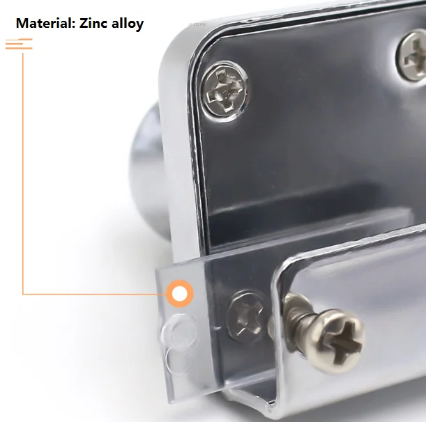 Неперфорированный Стеклянный Замок для шкафа с одной дверью двухдверный замок оптовая продажа стеклянного