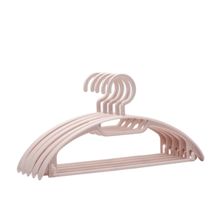 SOLELY Big Arc Plastic Clothes Hanger with Wide Shoulder Design