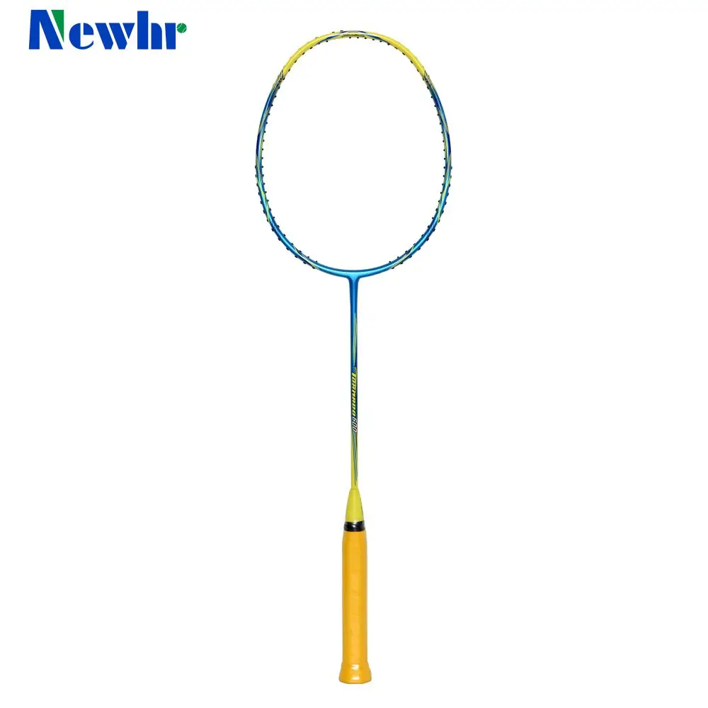 Low Price Portable Original Design Non-Slip Customization Logo Print Full Carbon Badminton Racket
