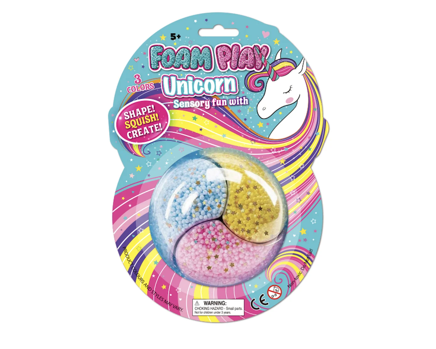 Education Toy Soft Polymer Foam Putty Snow Putty Foam Fun FOAM PLAY Mermaid Putty