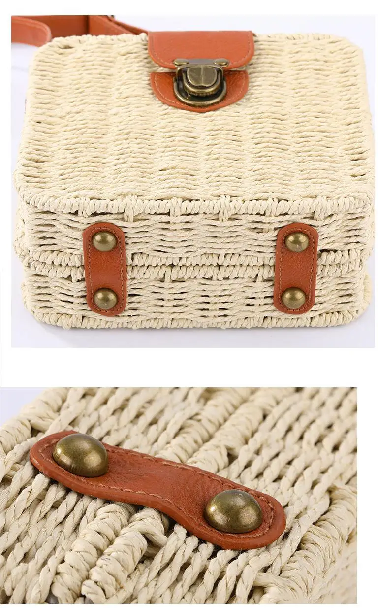 Korean Version of Chinese Style Rampage Straw Bag Simple