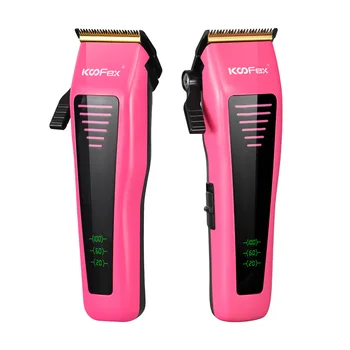 KooFex Detachable DLC Blade Hair Clipper Professional 6 Hours Use Cordless Barber Clipper
