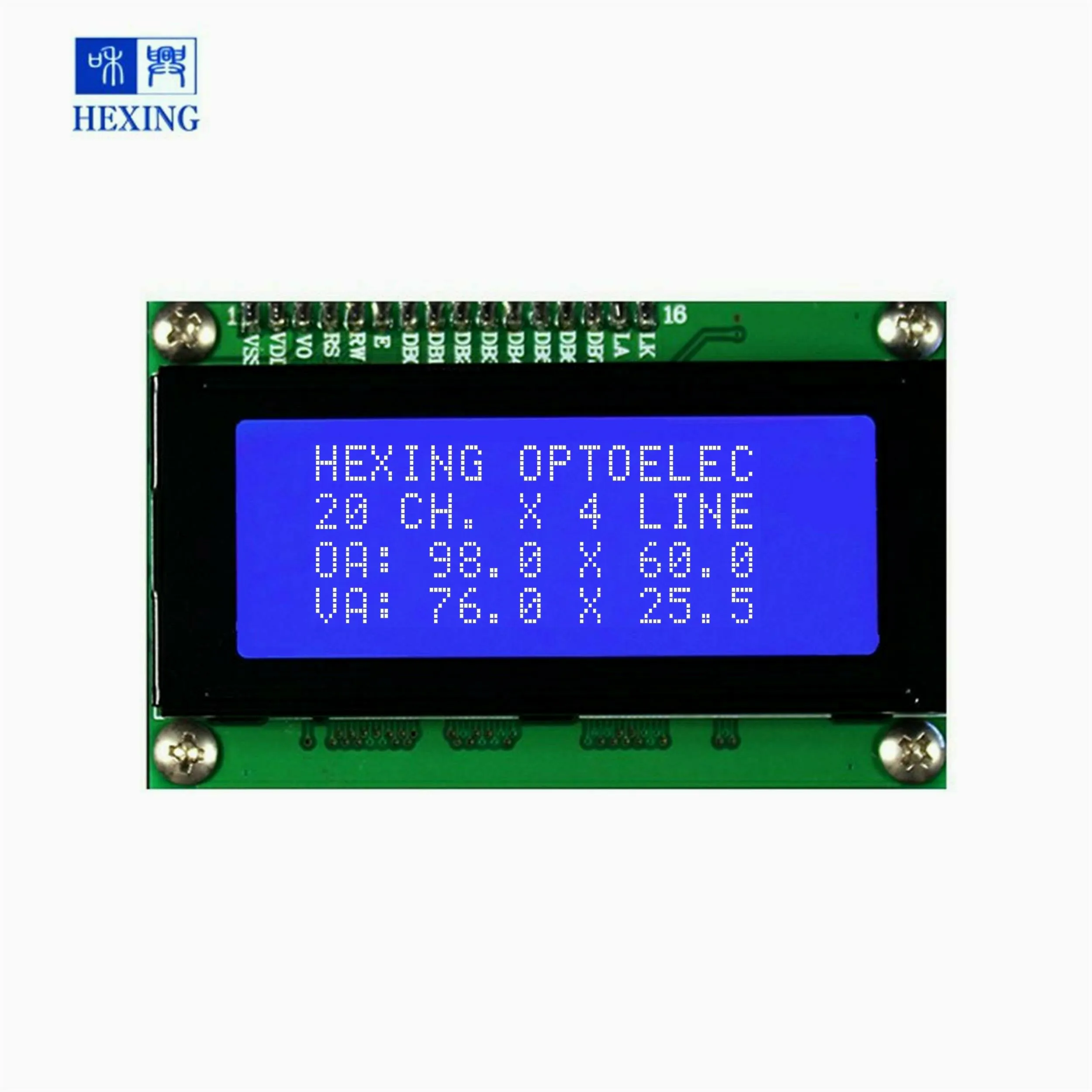 20x4 Character Lcd Module 4x20 Character Lcd Interfacing Module 2004a ...