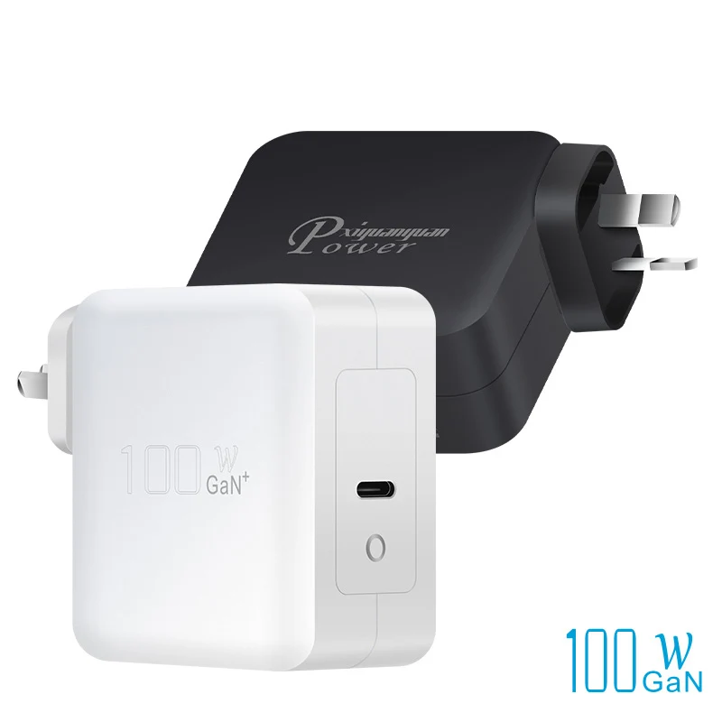 Travel Wireless 100W Usb C Mini Charger Pd Charger Laptop Usb Fast Charging Type C Adapter 100W Gan Charger