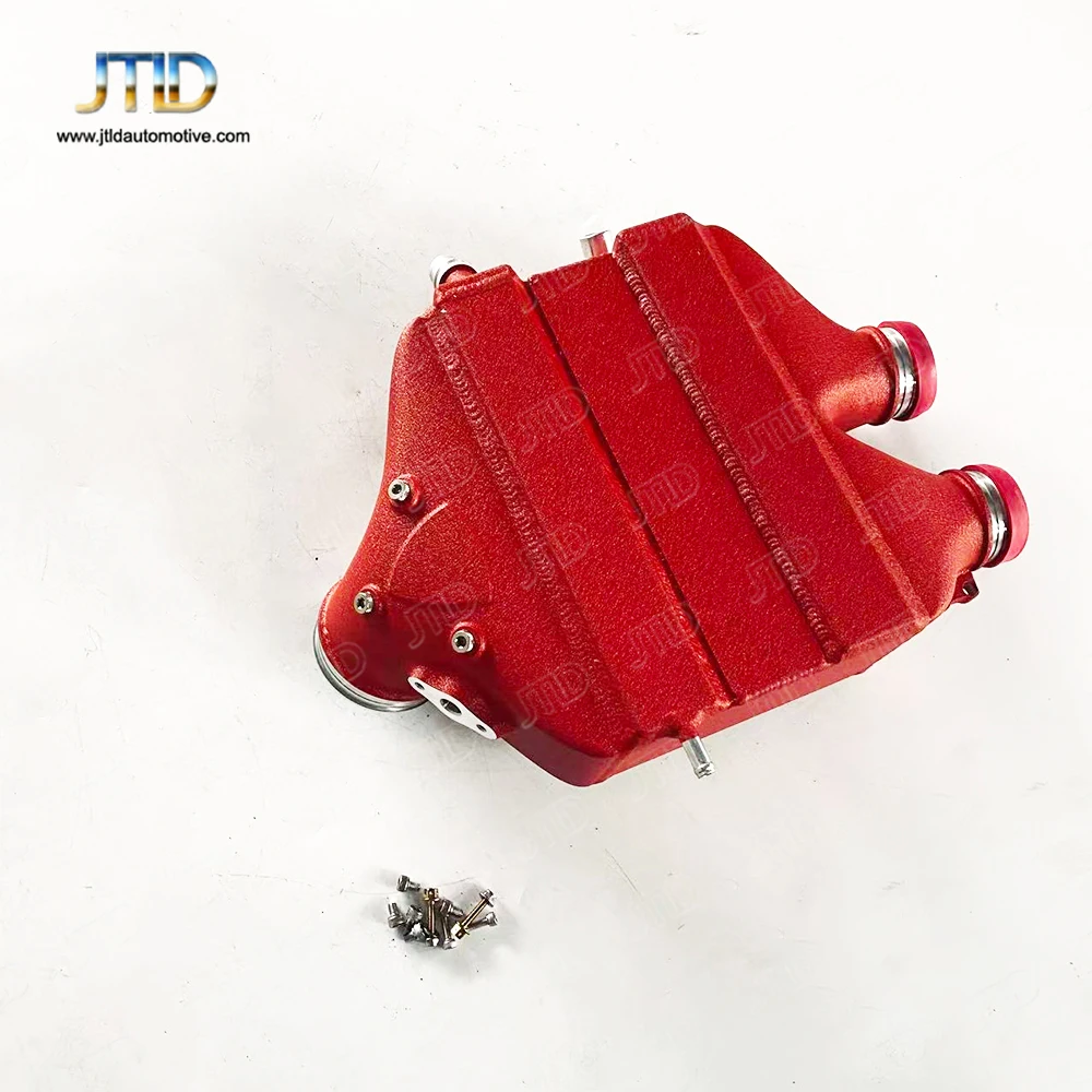 High Performance Red Manifold Intercooler Upgrade For BMW S55 Engine - Front Mount Charge Air