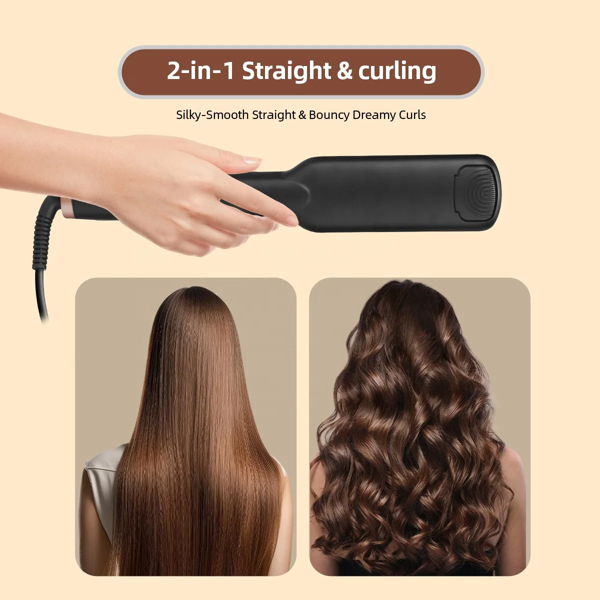 New Coming Small Flat Magic Silk Hair Iron Professional Electric Straightener Original Factory