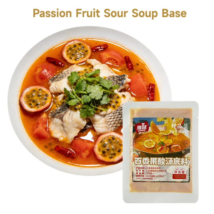 Passion Fruit kisela juha Bazni materijal Svježa Prozirna kisel ukus Tropska voća Mirisa Fermentirana kisela kisela paprika