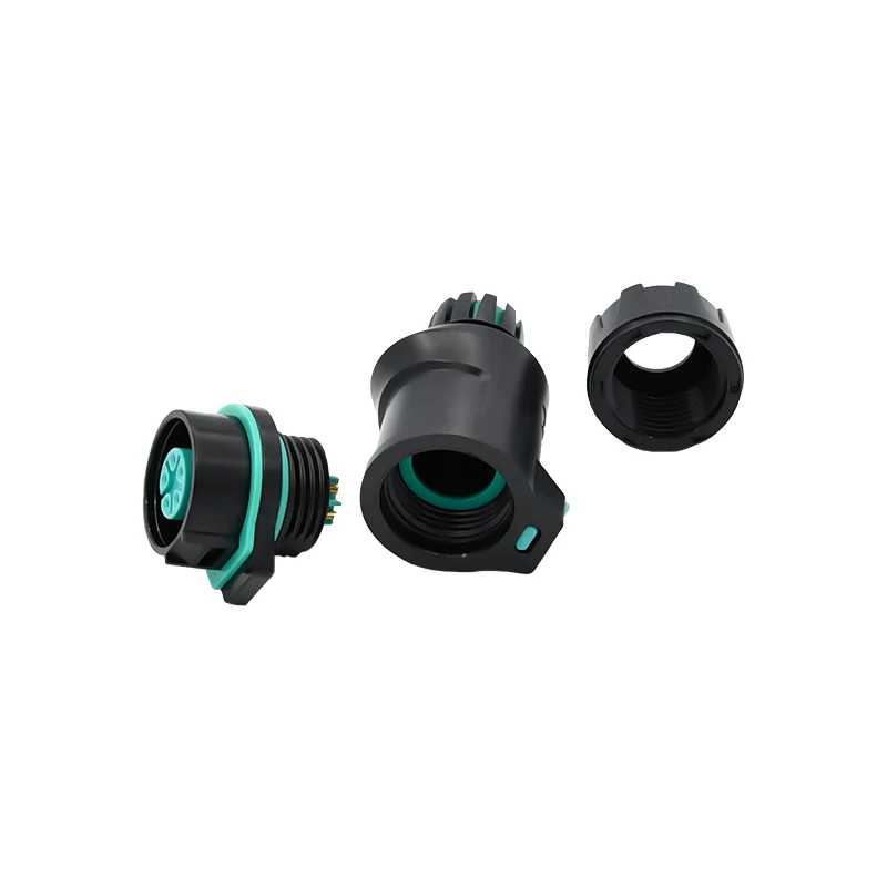 Industrial Assembled Waterproof Circular Connector K16 Female 5 Pin 6P