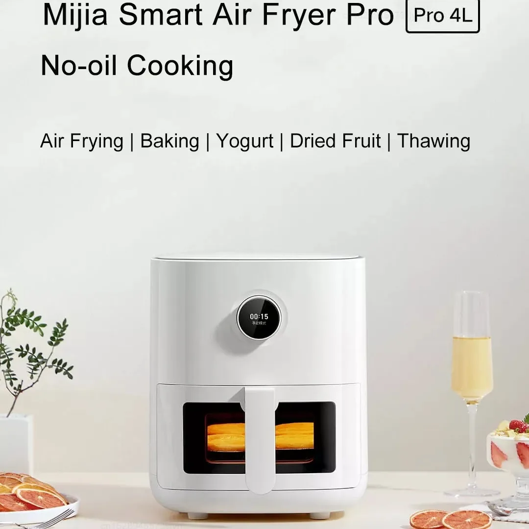 New 2022 Xiaomi Mijia Smart Air Fryer Pro 4l Home Multifunctional