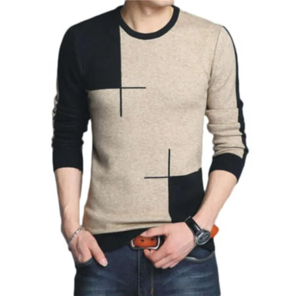 Newest Design Men Full Sleeve Cotton T 