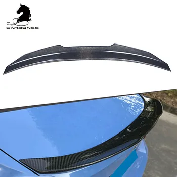 Psm Type Carbon Fiber Trunk Spoiler For Bmw 4 Series G22 G82 Rear ...