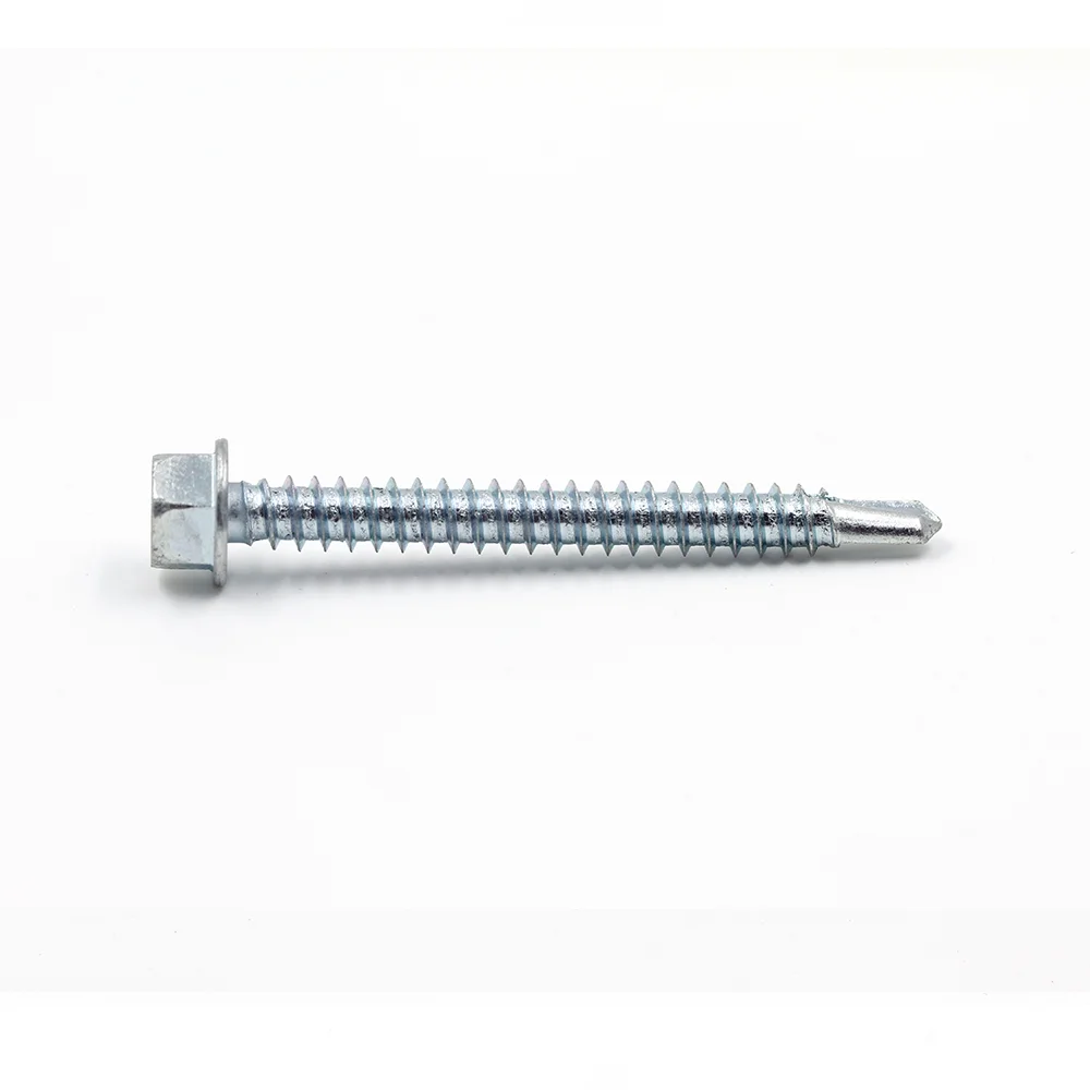 Machine Produce Metal Galvanized Hex Washer Head Self Drilling Screw Roofing Screws Tek
