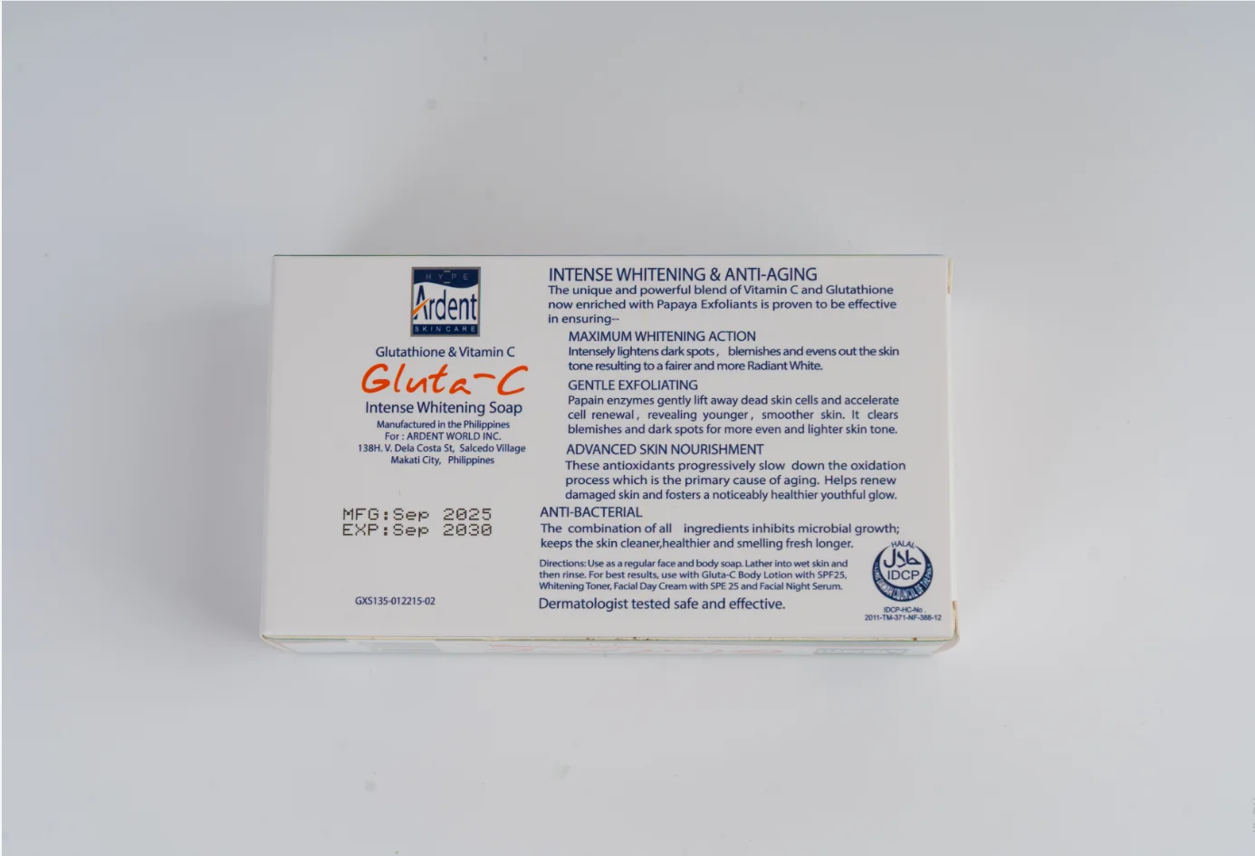 gluta-c intense whitening soap glutathione vitamin c How Good Is Gluta Bar which are powerful ingredients that can Smooth and brighten your complexion Elixir 5 Exfoliate your skin without removing texture Icon Elixir 1 Nourish your skin to reveal a newer Nourish and Brighten with Gluta-C
