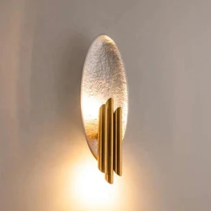 Zeal Lighting Unique Design Sconce Light Iron Body Shell Wall Lamps Led for Fixtures Corridor Lighting