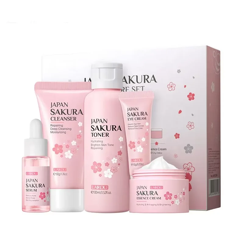 LAIKOU Japan Sakura 商品 5点セット 保湿・美白・エイジング対策