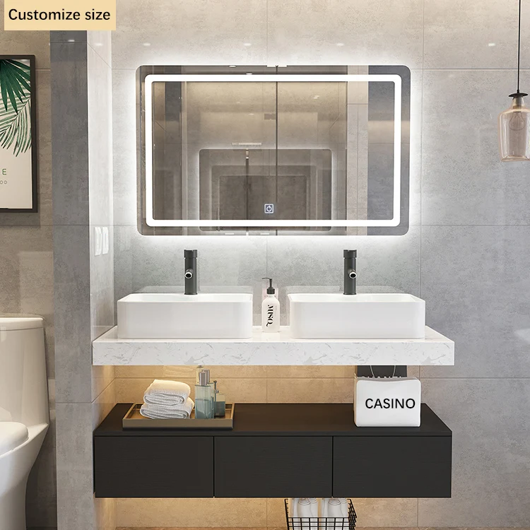 2024 современный отель настенный туалетный столик для ванной