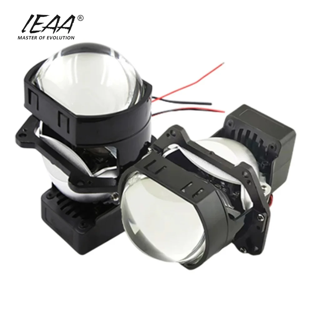 3 inch Square Heavy Duty Dual Cup LED Bi LED Projector Direct Reflector High Power Highlight Retrofit 35 Watts 6000 Lumens