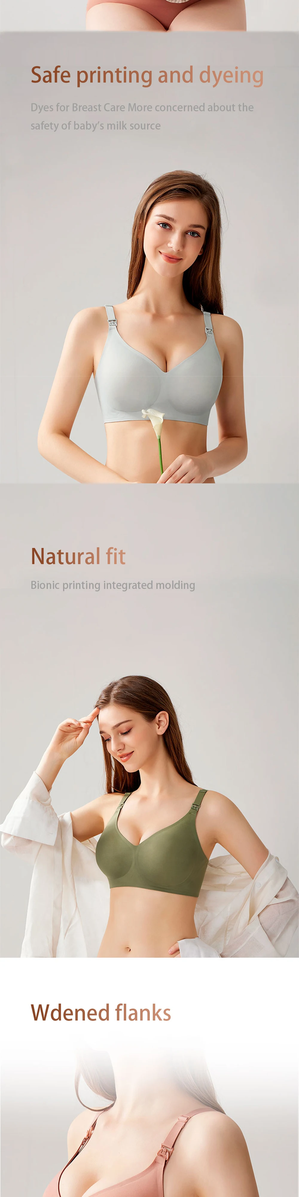 Seamless Nursing Bra Motherhood Maternity Bra Breathable Pregnant Women