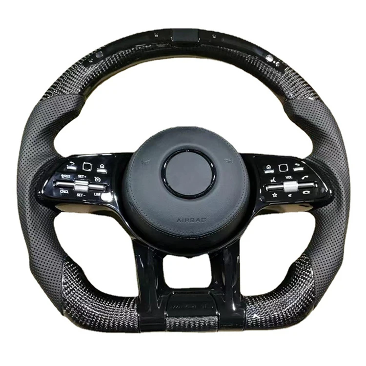 【アルミニウム】レザーステアリングホイール、メルセデスベンツW117 W166 W177 W197 W205 W212 W213 W216 W217