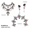 8273 Juego de accesorios [collar, tocados, aretes]