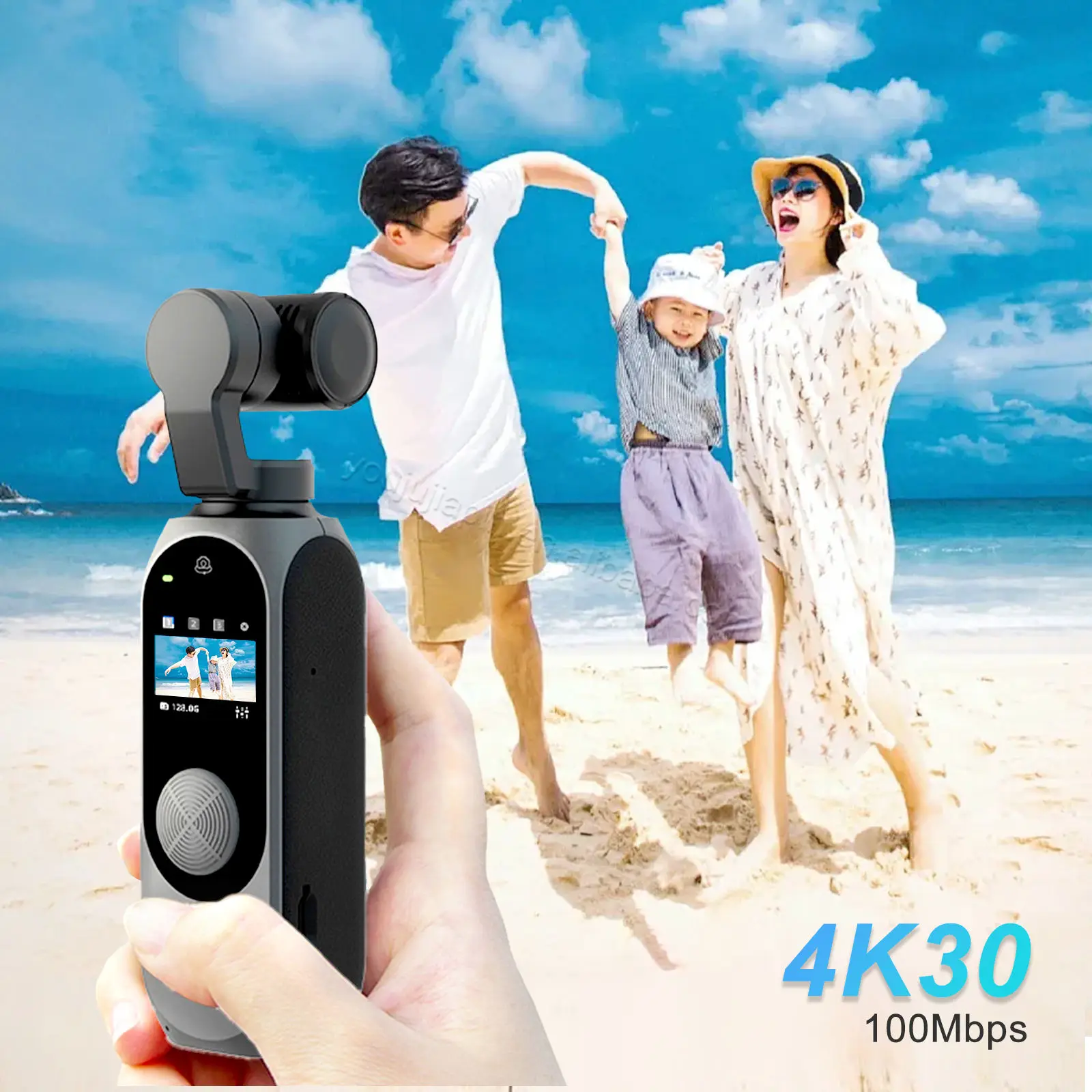 FIMI PALM 2 PRO - Mini 3-Axis Stabilized Camera with 4K Video