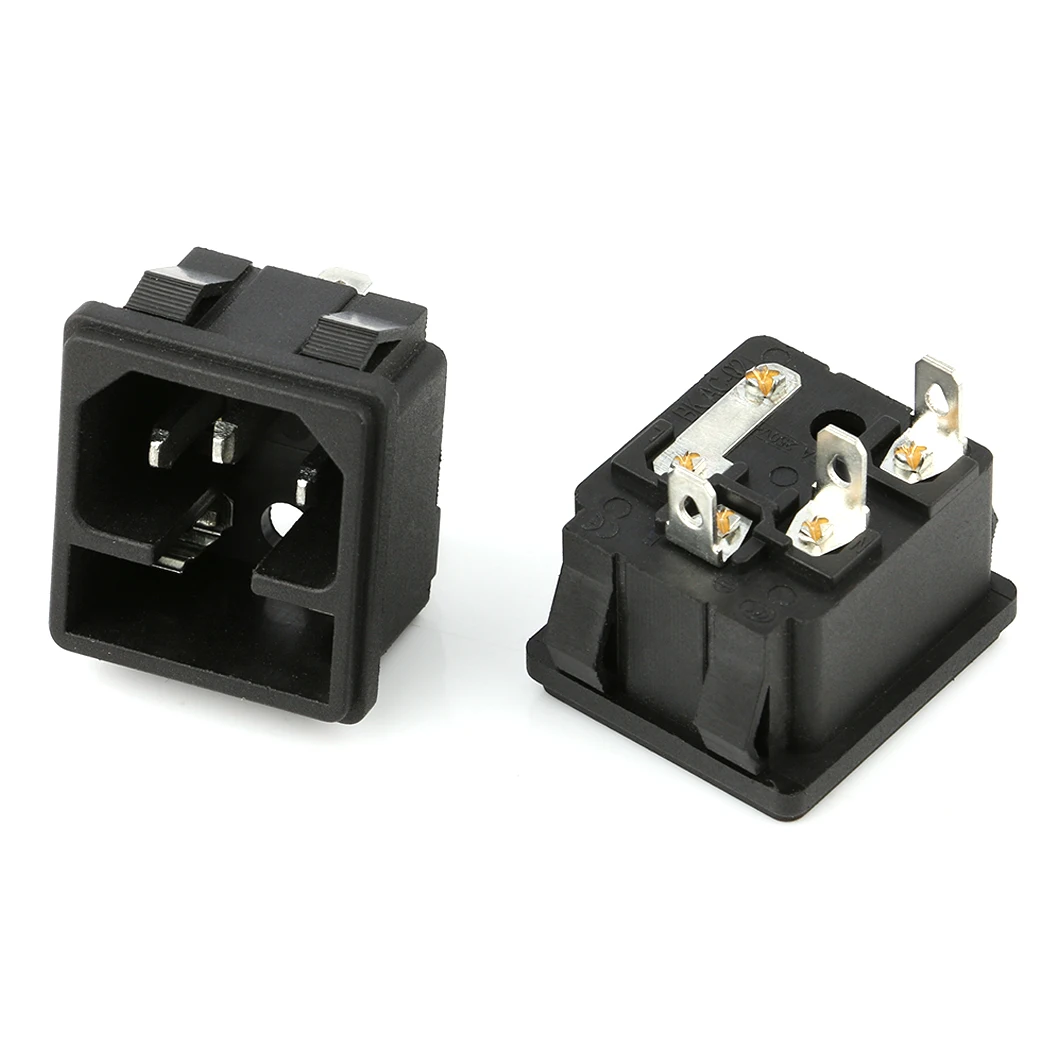 Ac Power Plug Sockets 250a Ac 02 3pins Iec C13 C14 Socket Buy C14 Socketac Power Plug Sockets 9483