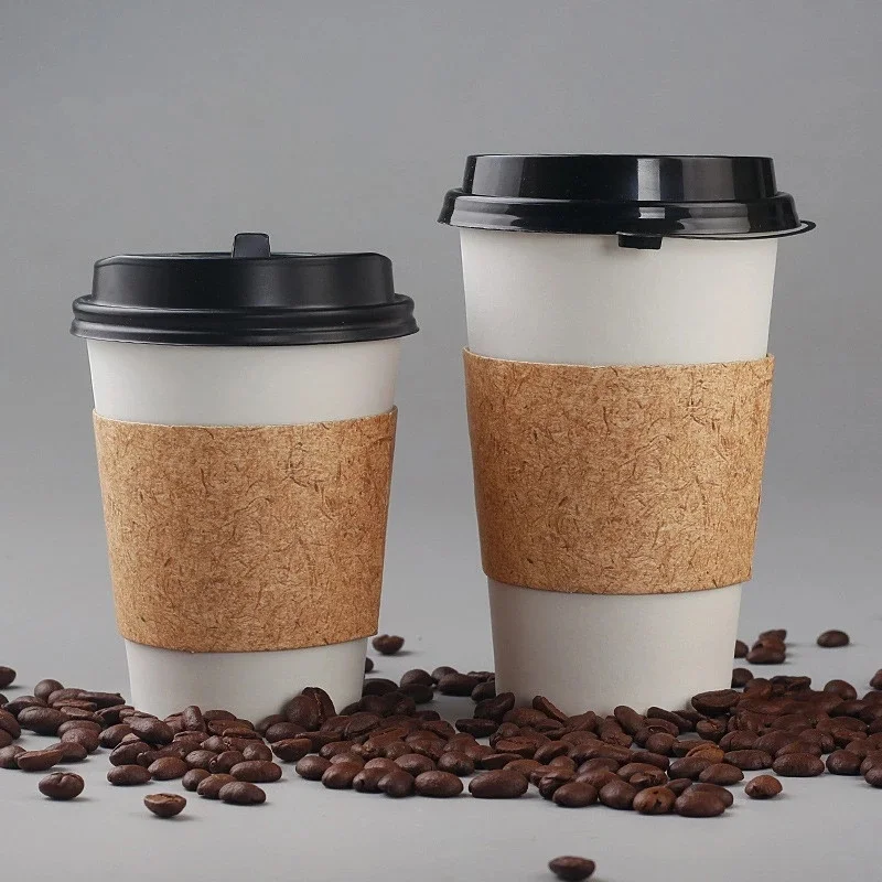 Cups 12 Oz Good Grade For Drink Paper Coffee Cup Lid