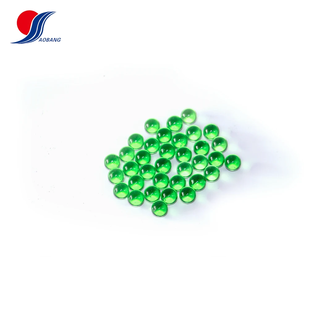 Новый оптовый прозрачный зеленый стеклянный мраморный шар для ребенка из Китая aobang