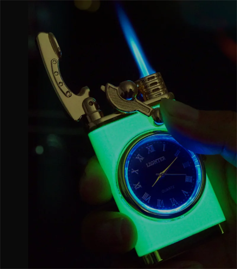 High Quality Windproof Lighter Gas Adjustable Jet Flame Lighter Torch