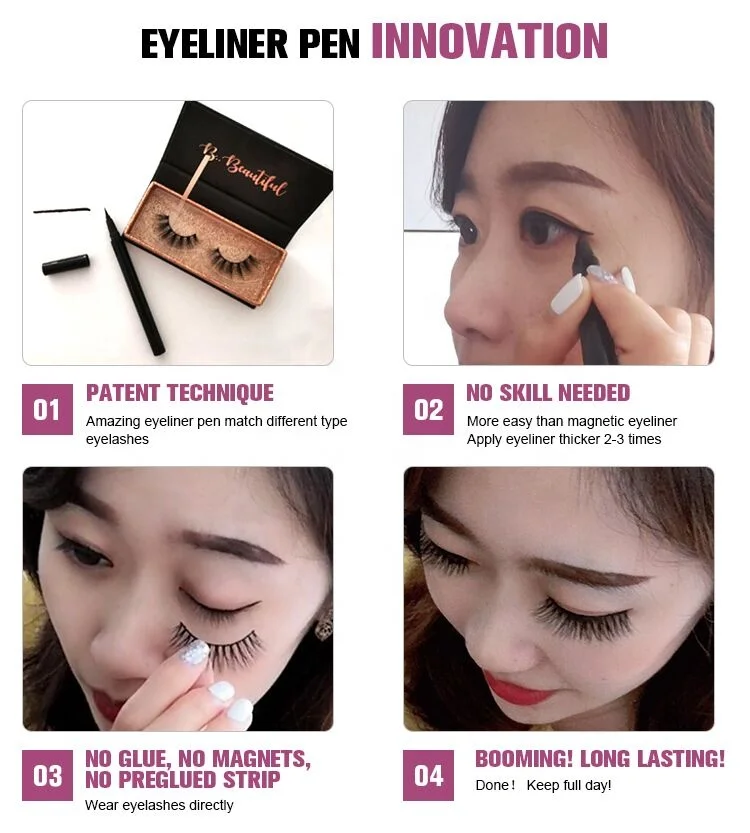 
Новинка 2020, сильный клейкий карандаш-подводка для ресниц, жидкий карандаш-подводка без смазывания 