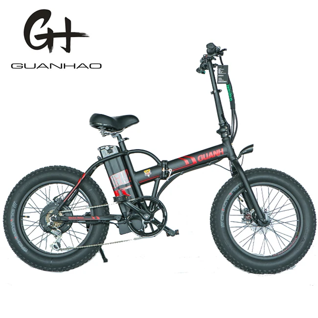 500W Folding Fat Tire Electric Bike Speed Durability