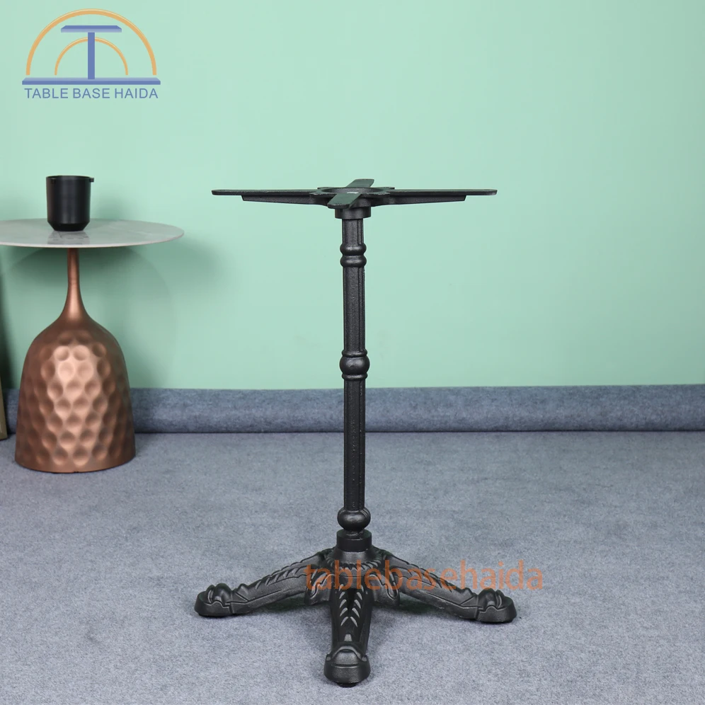 Industrial-Style Cast Iron Cafe Table Leg French-Style Metal Coffee Table Base for Hotel or Living Room Dining Furniture Legs