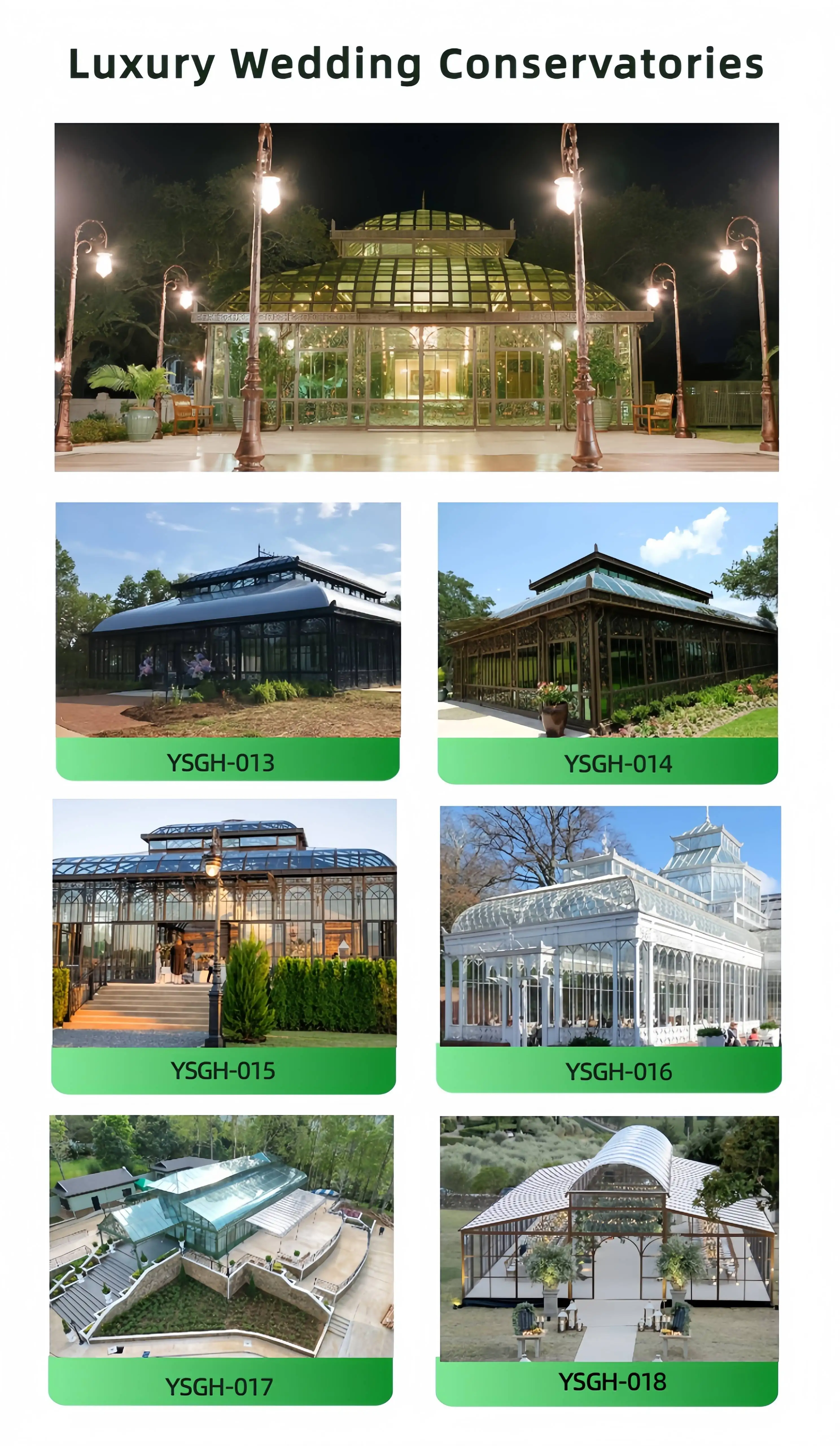 Victorian Style Garden Greenhouse - Durable & Customizable