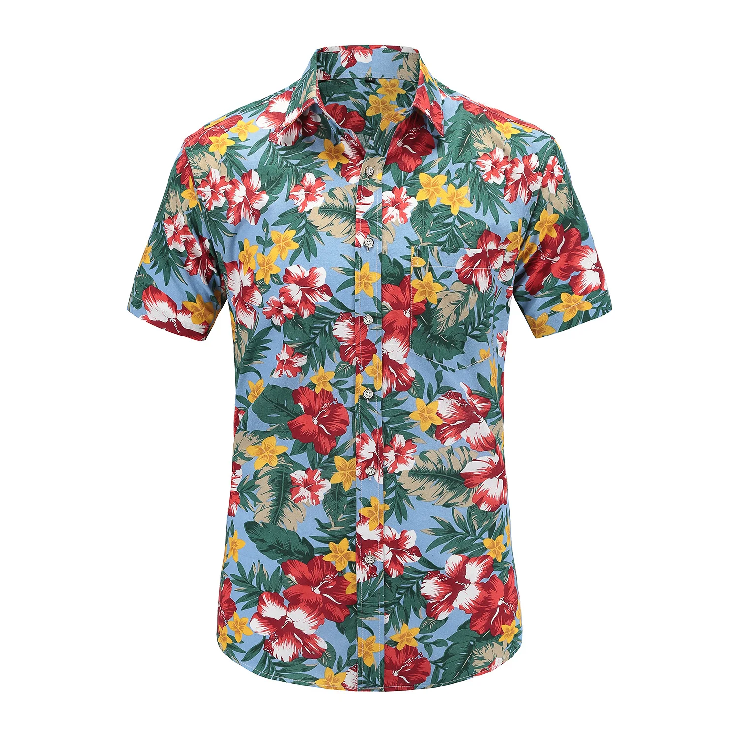 LIU Sharks Hawaiian Shirt Camouflage NCAA Summer Custom Number hawaiian  shirt - Limotees