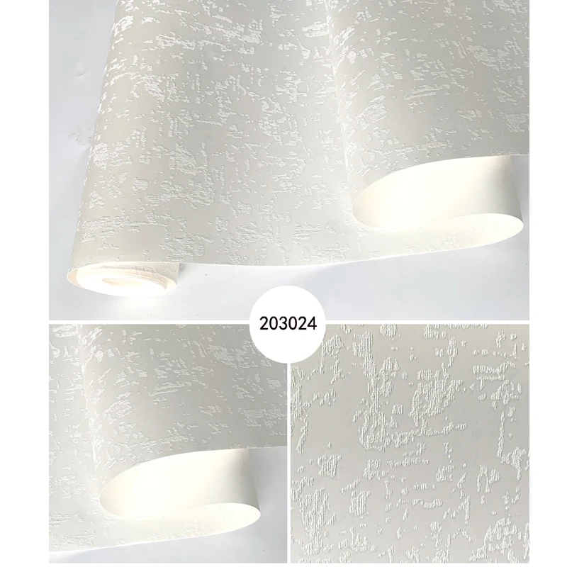Modern Simple Silicon Bath Clay Non-Woven Wallpaper for Interior Wall Decoration of Living Room Bedroom Hotel or Office
