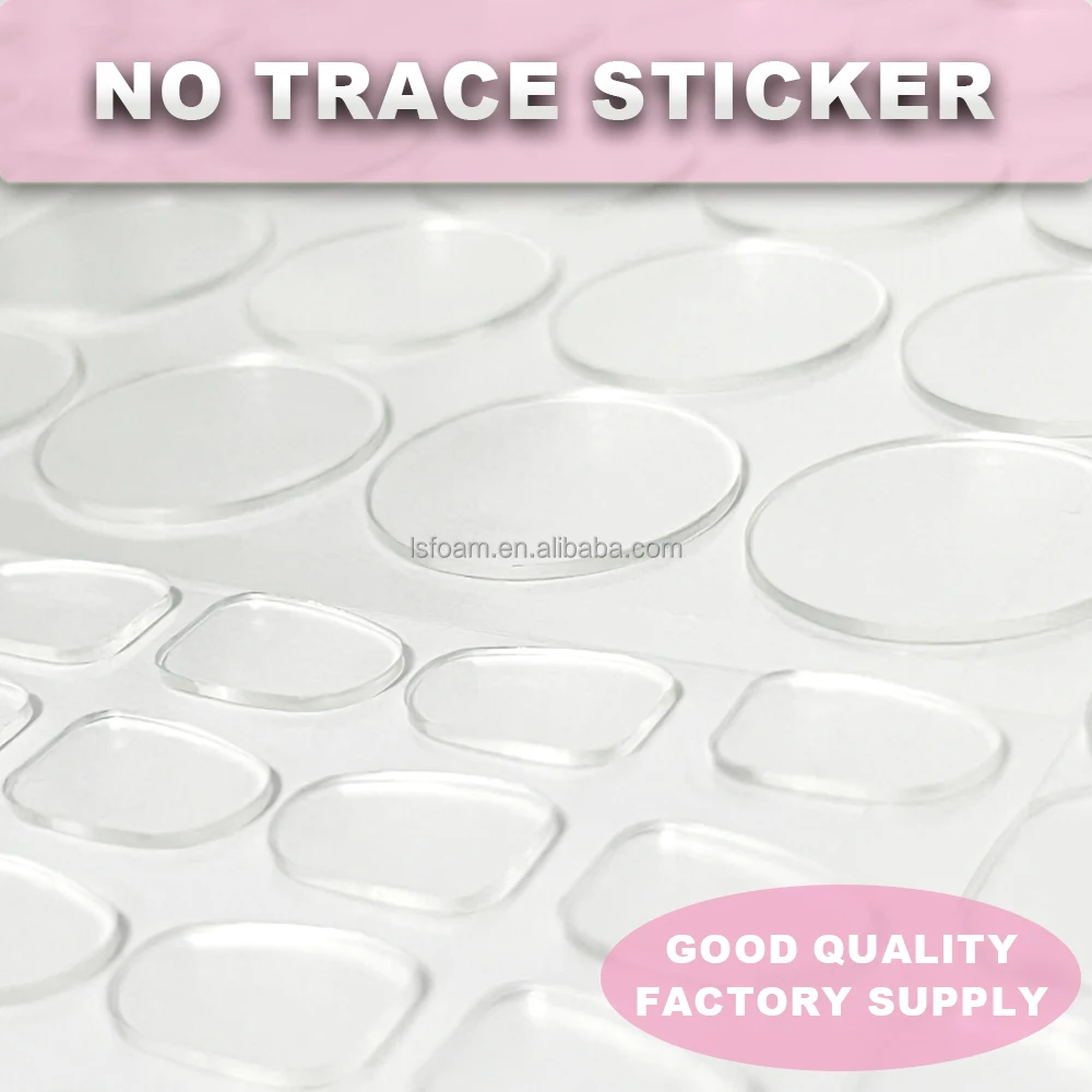 306pcs Heavy Duty No Trace Transparent Double Sided Adhesive Dots for ...